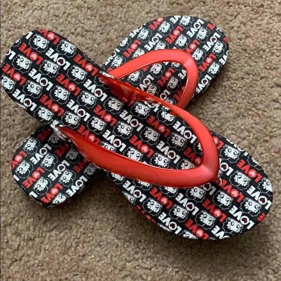 Betty Boop Shoes - Betty Boop Flip Flop Sandals